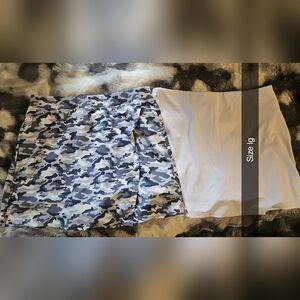 Camouflage Print Skirt